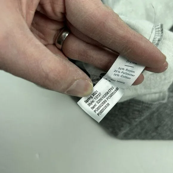 Marine Layer Henley Shirt Mens XL Gray Long Sleeve Pullover Casual Top - Picture 8 of 9